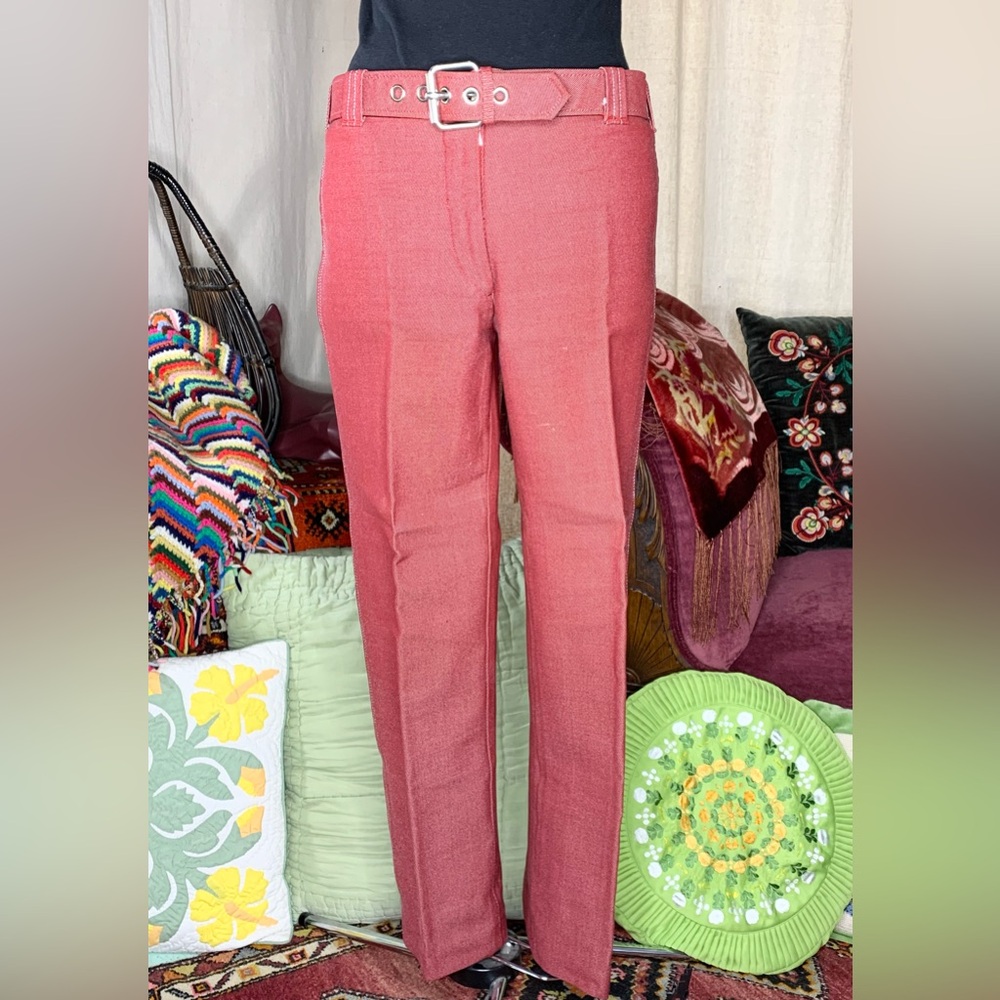 60s Red Denim Hiphuggers
